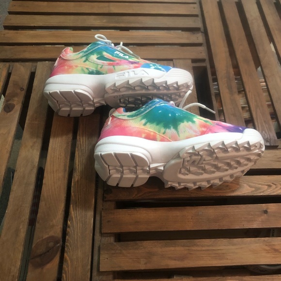 Fila Tie Dye Chunky Shoes 7 - Picture 6 of 6